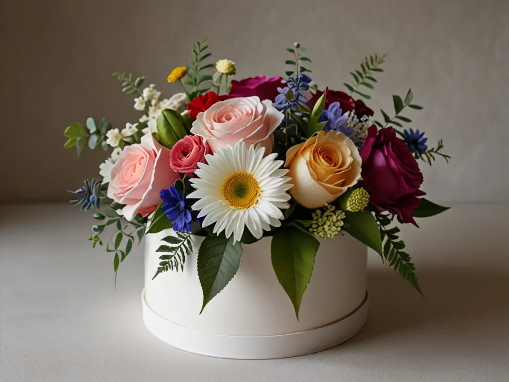 Mixed flower arrangement