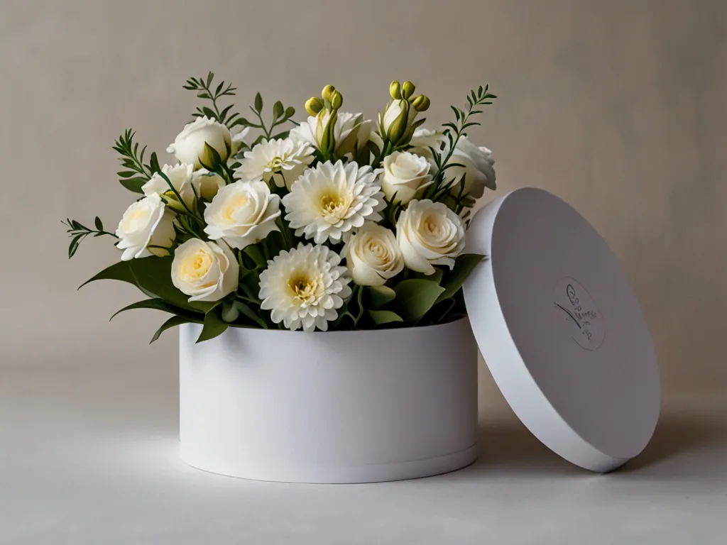 Elegant white flowers